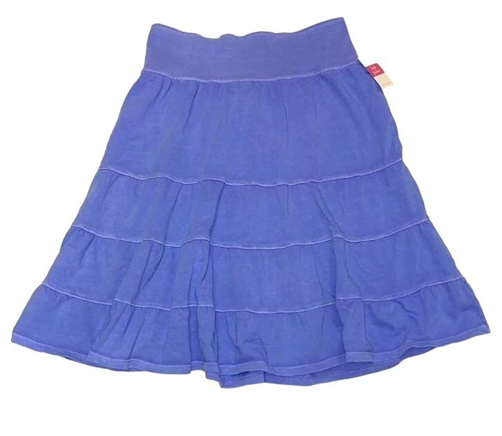 FRESH PRODUCE Extra Small PERI BLUE TIERED Jersey Cotton Skirt $59.00 NWT XS
Opens in a new window o