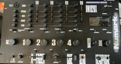 Numark DM1920X Rotary DJ Mixer 90s Rare | eBay