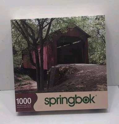 Covered Bridge Springbok 1000 Piece Puzzles 24'' x 30'' SEALED NIB NEW         PS3