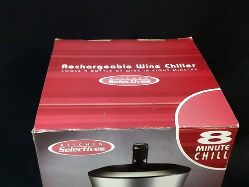 Enfriador de vino recargable por cocina selectivos portátil - 8 minutos de tiempo de enfriamiento - Imagen 3 de 4