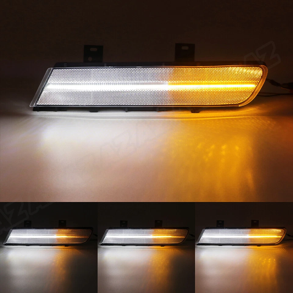 For 91-96 Chevy Corvette C4 LED Front Side Marker Light Turn Signal Parking Lamp Foto 2 de 4