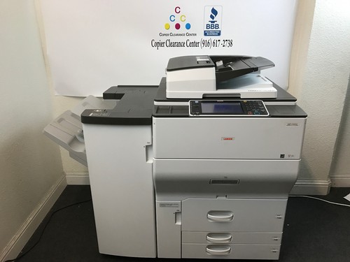 Ricoh Lanier Aficio MP C6502 escáner de la Impresora Copiadora Color  rematador página de 589k de bajo | eBay