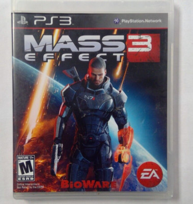 Mass Effect 3 (Sony PlayStation 3, 2012)