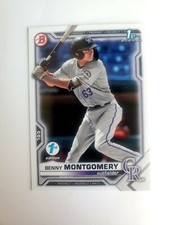 2021 Bowman Draft Baseball 1st Edition Benny Montgomery base Prospect # BD-84