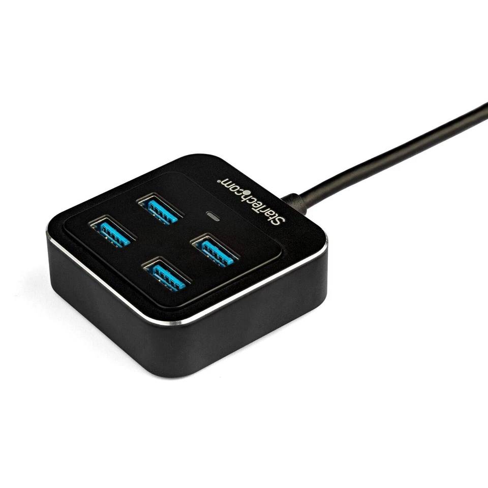 StarTech HB31C4AB 4 Port USB C Hub - USB-C to 4xUSB-A - 10Gbps USB 3.2/3.1 Gen 2 - Image 3 of 4