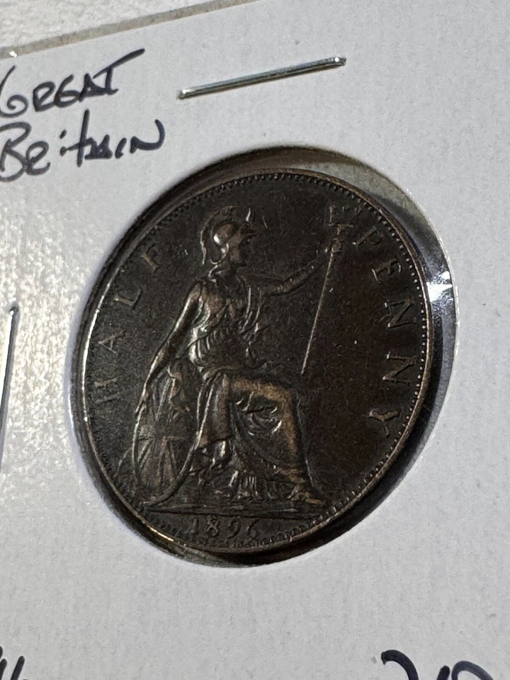 1896 Great Britain Half Penny - Image 3 of 4
