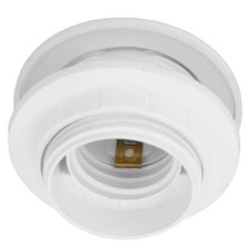 Einbaufassung Fassung E27 Lampenfassung Sockel Einbau Fassung Kunststoff LED 40W