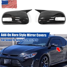 For Scion TC 11-16 Tape-On Side Mirror Cover High Quality,Direct Fit,Horn Style