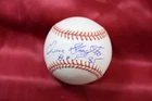 Enos Slaughter Autograph National League OAL Signed Baseball HOF 85