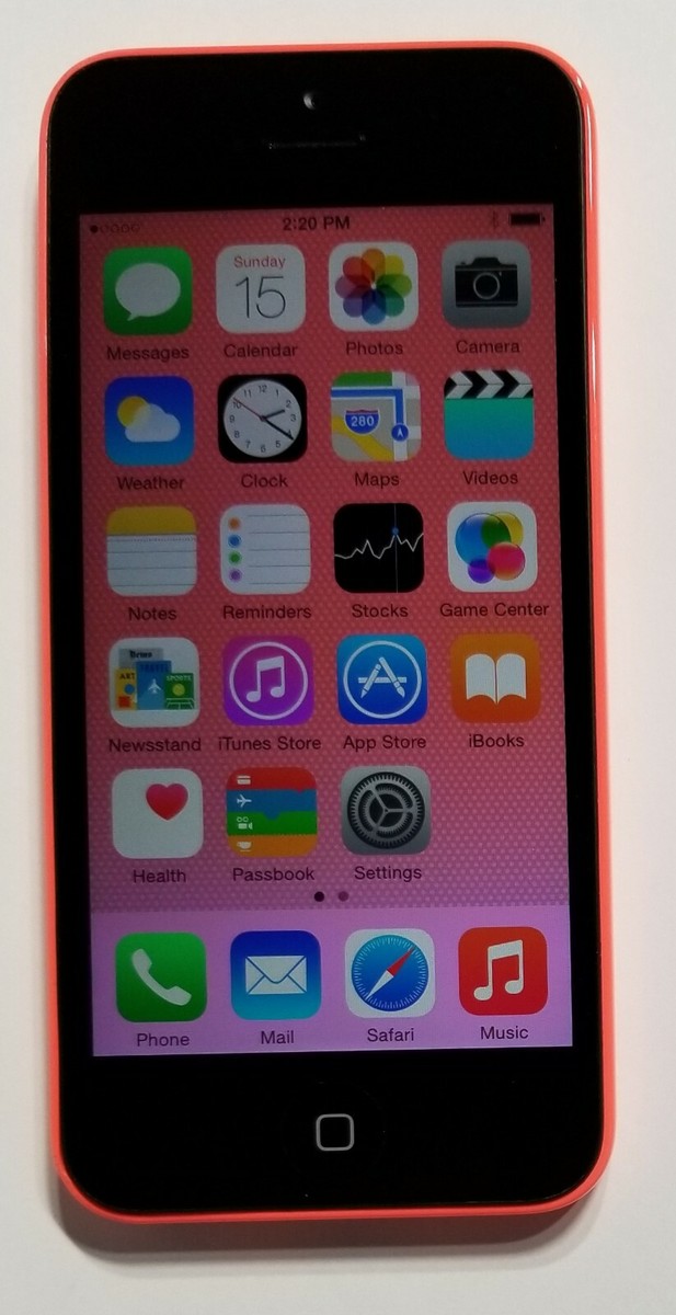 Apple - ☆iPhone5c 16GB☆ Apple iPhone 5C 16GB Blue GSM Unlocked | Rare iOS 8 (8.4