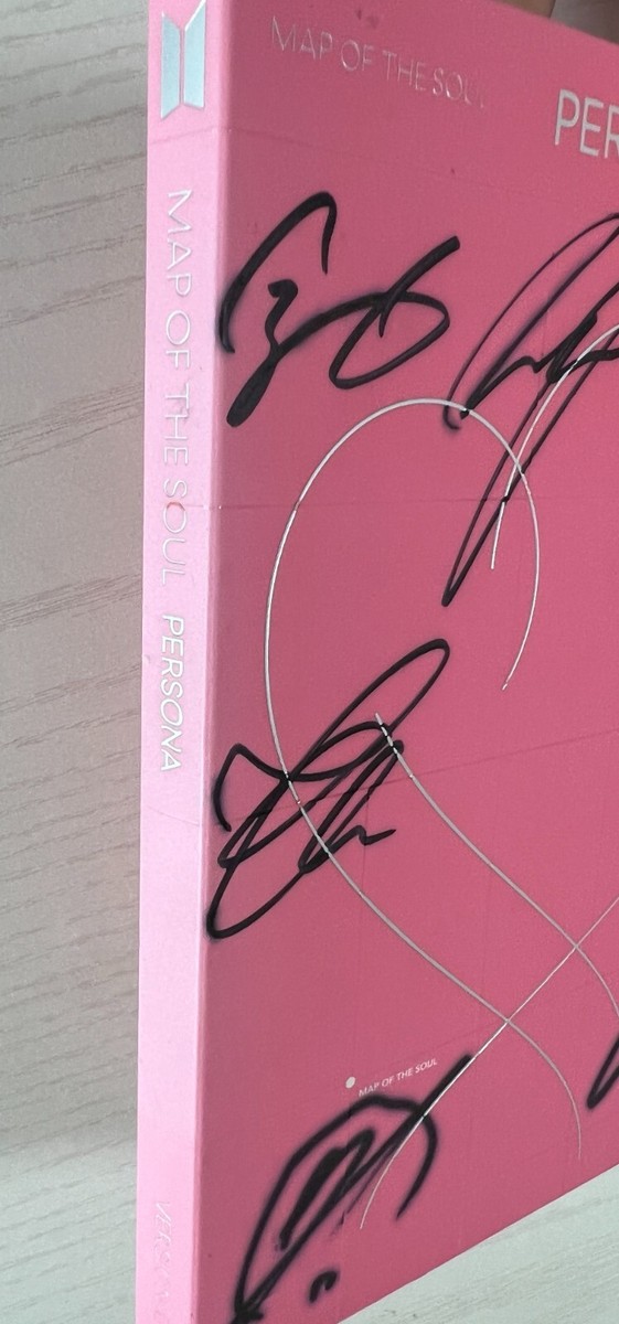 BTS [MAP OF THE SOUL : PERSONA] Autographed Signed Promo