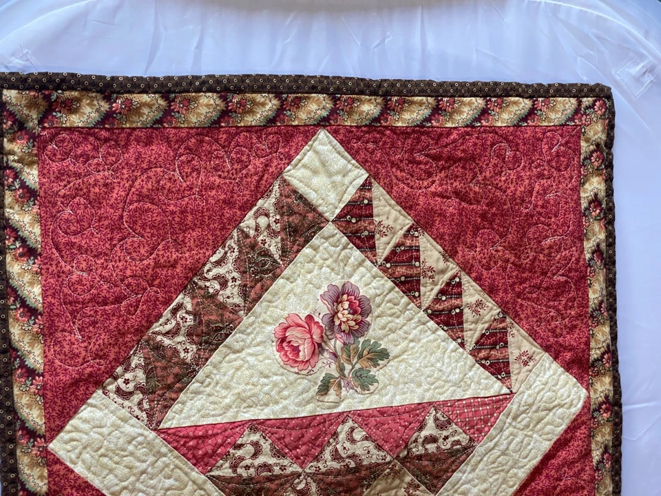 Pillow cover 18X18" handmade - Embroidered Pillow Cover, Throw Accent pillow - Image 4 of 4