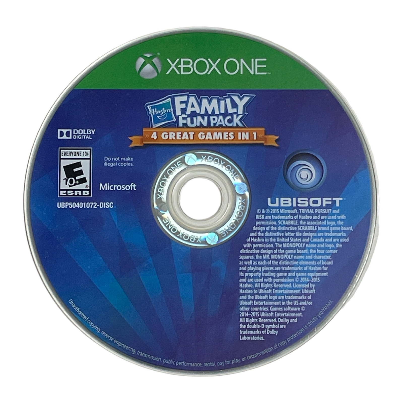 S In 1 Microsoft Xbox One Video Game Disc