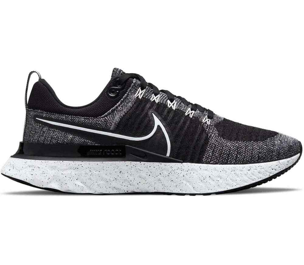 Nike React Infinity Run Flyknit 2 Black White Oreo Grey  display picture 2