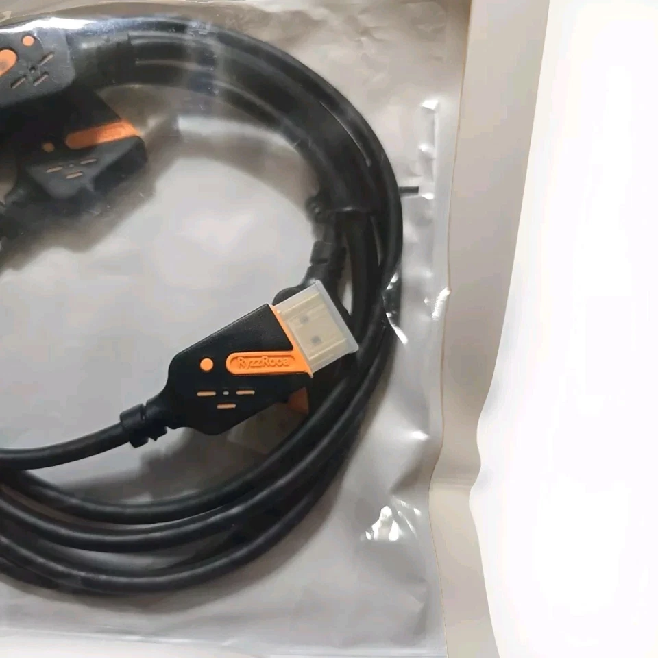 Paquete de 2 cables RyzzRooa, DisplayPort a HDMI de 3 pies, DP a HDMI chapados en oro Foto 3 de 4