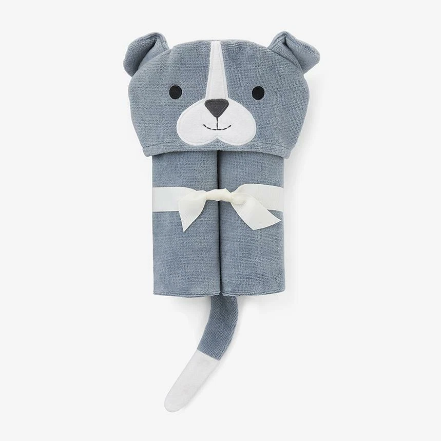 Elegant Baby 'Slate Puppy Hooded Baby Bath Wrap', Factory New