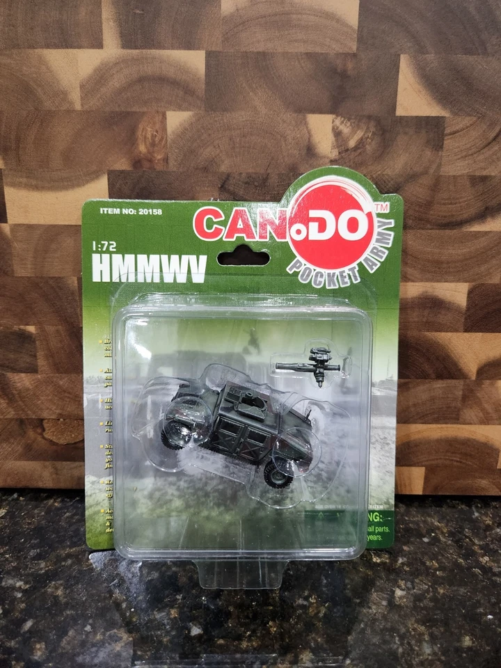 Very Rare 1:72 Scale HMMWV Military Truck DRAGON Can.Do Pocket Army Item# 20158 - Image 4 of 4