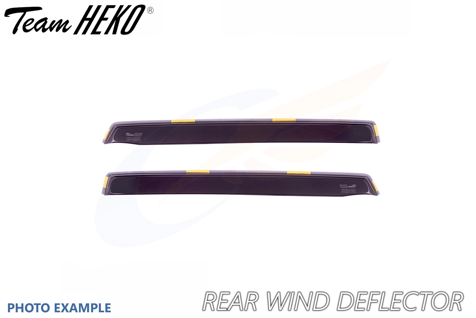 FORD KUGA mk2 5door SUV 2012up REAR set Wind Deflectors HEKO TINTED