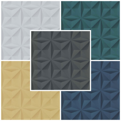 Bauhaus Tapete - dickes abwaschbares Dekor - Paste The Wall - Vinyl in 3D-Effekt