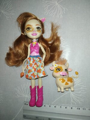 MATTEL - poupée enchantimals - Cailey Cow & Curdle | eBay