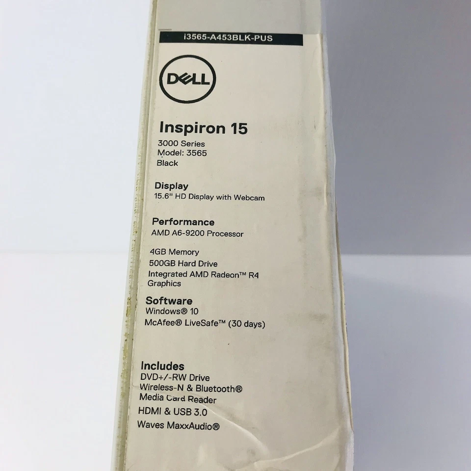 Disco duro DELL Inspiron I3565-A453BLK-PUS LED LCD 15,6" 4 GB RAM 500 GB Foto 3 de 4