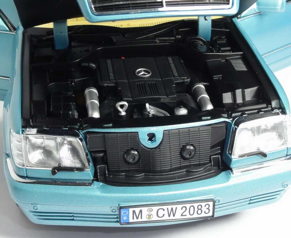 NOREV 1997 Mercedes Benz S500 W140 Light Blue Metallic 1:18*Brand