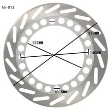 Motorcycle Rear Brake Disc Rotor Stainless For Honda AX-1 NX250 AX1 1989-1997