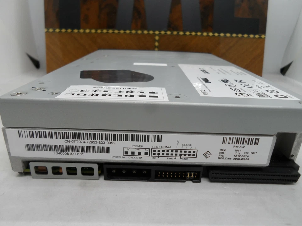 Tandberg Data Dell TT974 420LTO SCSI ULTRIUM2 LTO-2 Internal Tape drive TESTED - Image 2 of 4