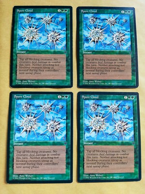 4x Spore Cloud (V.2) - MTG Fallen Empires FEM Common Good (GD)
