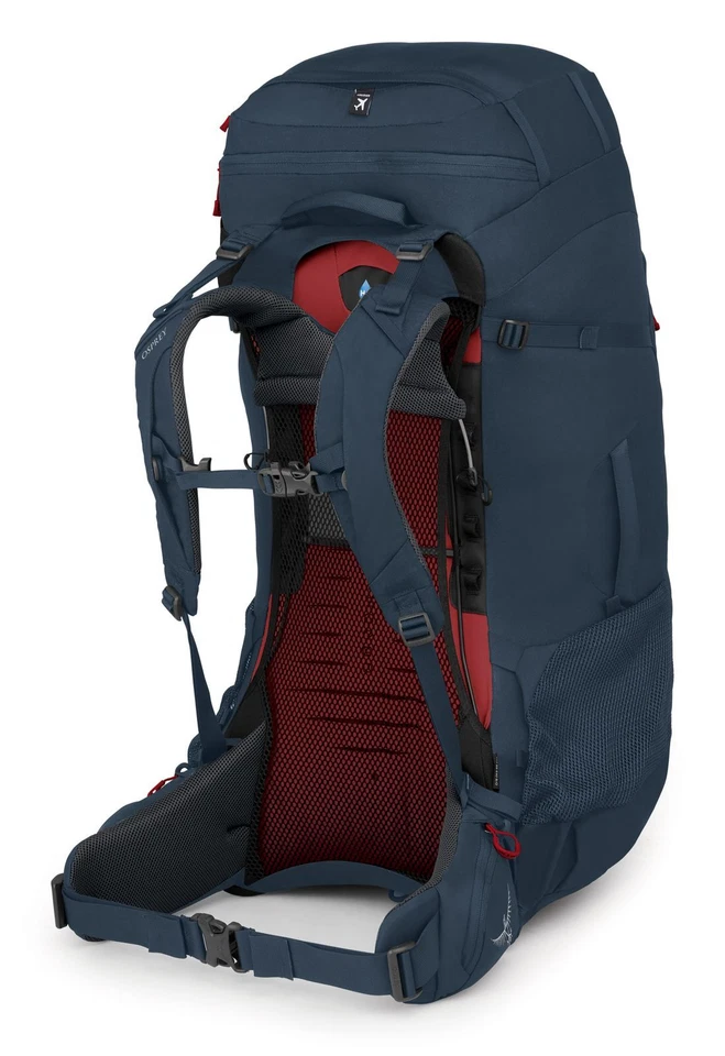 Osprey Farpoint Trek 75 Rucksack Wanderrucksack Rucksack Muted Space Blue blau - Bild 3 von 4