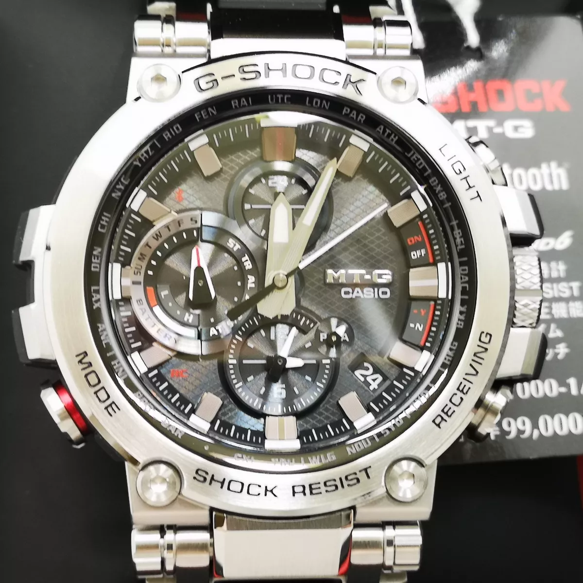 CASIO G-SHOCK MT-G MTG-B1000-1AJF Smartphone link Bluetooth Watch