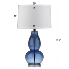 Safavieh MERCURIO DOUBLE GOURD LAMP, Reduced Price 2172712696 LIT4155C-SET2