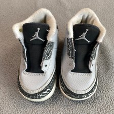 Nike Air Jordan 3 Retro BT 832033-004 Wolf Grey US Toddler Size 4C