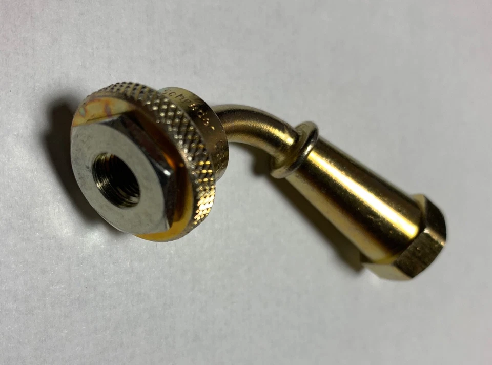 Gooseneck Hose Coupling 1/8" NPT  High Pressure SK-2043C 5000 PSI USA Made. Foto 4 de 4