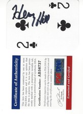 HENRY HILL GOODFELLAS REAL LIFE MOBSTER SIGNED AUTHENTIC PLAYING CARD PSA LIOTTA
