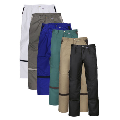 Pantalones de trabajo para hombre ropa de trabajo pantalones de cintura tallas grandes 58 - 74 - Imagen 1 de 7