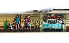 Mall of America Floaty Pen Moving Family People Bloomington Minnesota Vintage