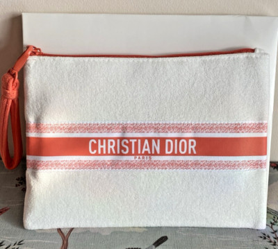 DIOR DIORIVIERA Frottee Strandtasche Flachbeutel VIP Limited Edition Geschenk