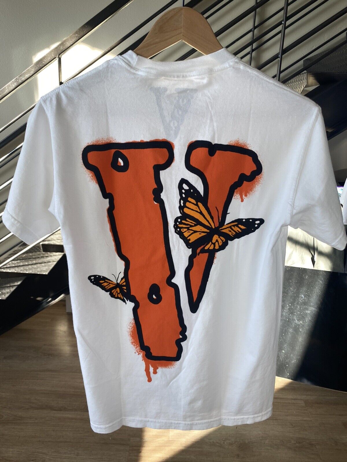 Vlone x Juice WRLD Butterfly T-Shirt 100%Authentic Sizes S-L