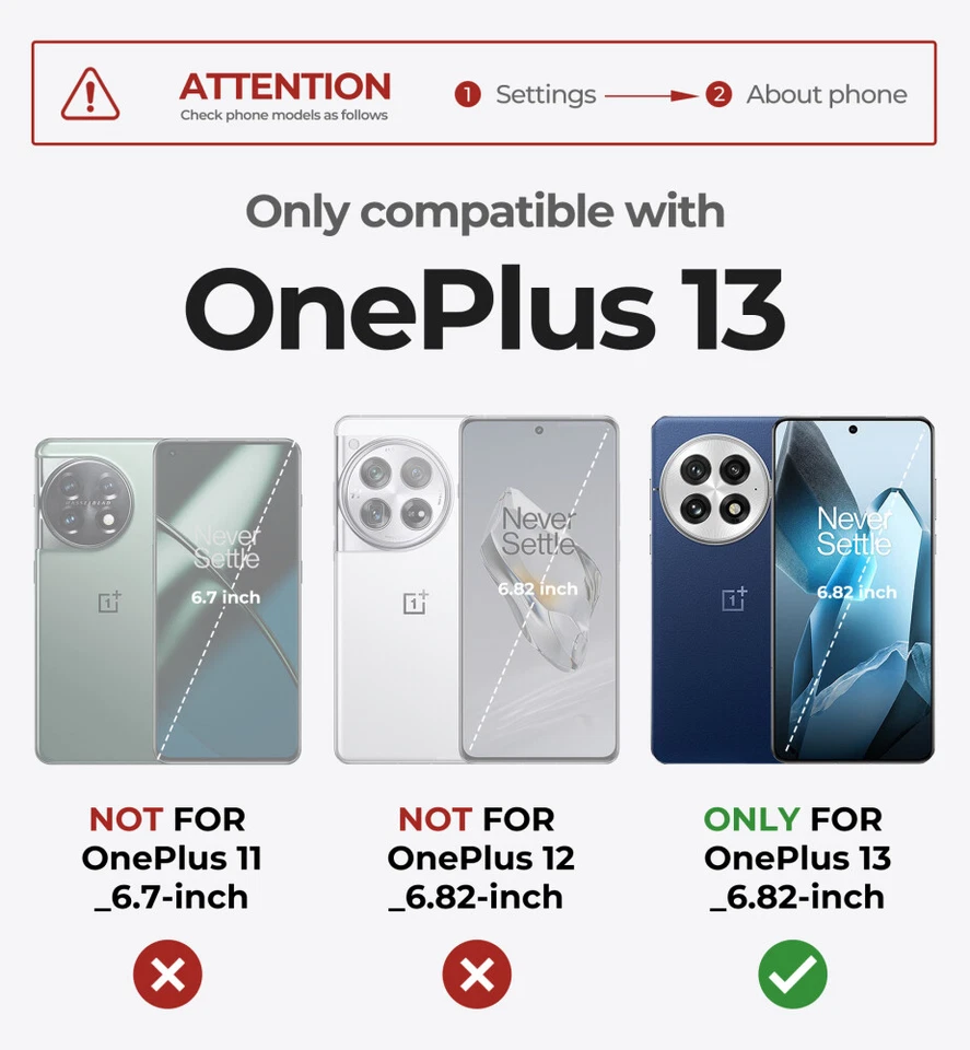 DEXNOR for OnePlus 13 Case Heavy Duty Rugged Cover with Kickstand - Image 2 of 4