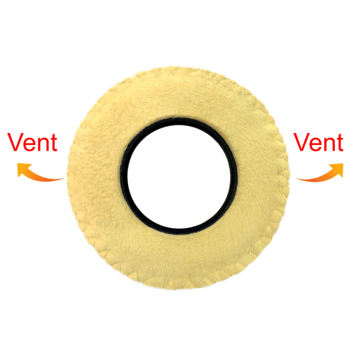 New Bluestar Mid Round Red Ultrasuede Eyecushion 7011 For Alexa & Amira Cameras - Picture 3 of 4