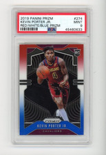 2019-20 Panini Prizm Kevin Porter Jr. #274 Red White & Blue Prizm (RC) PSA 9