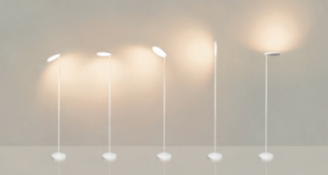 Lampada da terra LED regolabile e dimmerabile Bianco 30W 182cm Mantra - 8510 foto 3