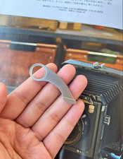 Metal Brass Silver Chrome Film Advance Lever Replacement for Leica M7  la Carte