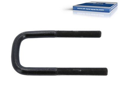 2 x U Bolzen DT Spare Parts 3.66108 U-Bolzen Federbride, r: 18,5 mm, R: 152 mm