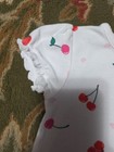 Girls Sz 18m 1pc Cherry Romper W/ Ruffles On Bum — photo 2