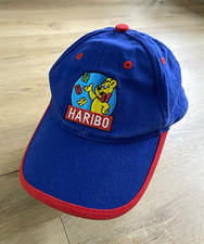 HARIBO Baseballcap/Basecap blau-rot, Logo Patch, Goldb&auml;ren Motiv, verstellbar
