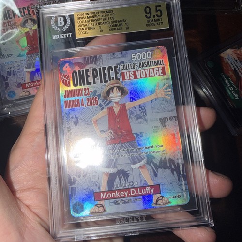 2026 One Piece EN College Basketball US Voyage #055 Monkey D Luffy BGS 9.5