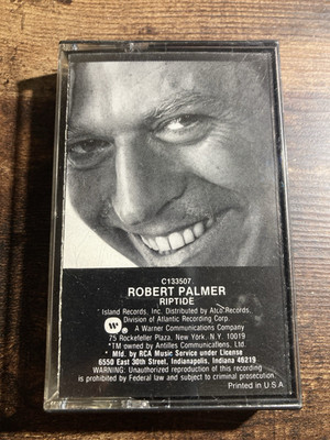 Robert Palmer Riptide Cassette Tape 1985 Vintage Pop Rock Classic