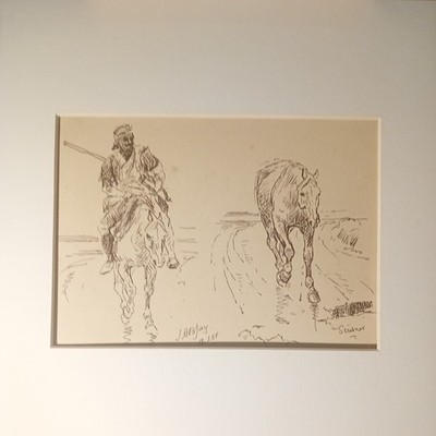 James Albert Buchanan 'Bertie' Jay Original  Pen and Ink Drawing